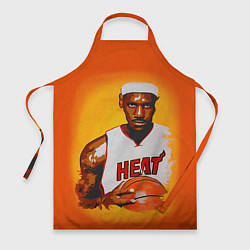 Фартук кулинарный LeBron James: Heat, цвет: 3D-принт