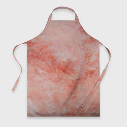 Фартук кулинарный Розовый мрамор - Венец, цвет: 3D-принт