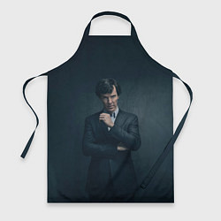 Фартук кулинарный Шерлок в костюме, цвет: 3D-принт