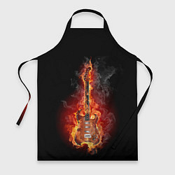 Фартук кулинарный Адская гитара, цвет: 3D-принт