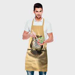 Фартук кулинарный Сова на ветке, цвет: 3D-принт — фото 2