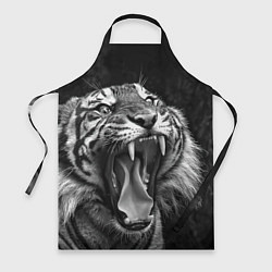 Фартук кулинарный Гнев тигра, цвет: 3D-принт
