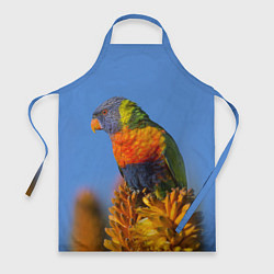 Фартук кулинарный Попугай на солнце, цвет: 3D-принт