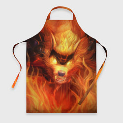 Фартук кулинарный Fire Wolf, цвет: 3D-принт