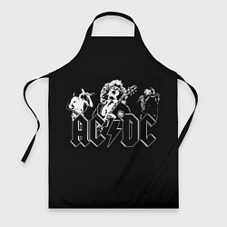 Фартук кулинарный AC/DC: Mono, цвет: 3D-принт