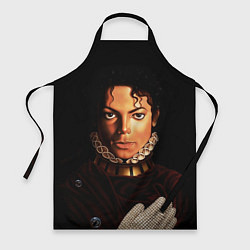 Фартук кулинарный Король Майкл Джексон, цвет: 3D-принт