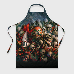 Фартук кулинарный Warhammer 40k: Skulls, цвет: 3D-принт