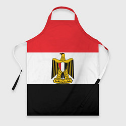 Фартук кулинарный Флаг и герб Египта, цвет: 3D-принт