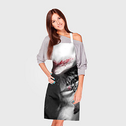 Фартук кулинарный Dead by April: Black angel, цвет: 3D-принт — фото 2