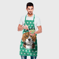 Фартук кулинарный Beagle Face, цвет: 3D-принт — фото 2