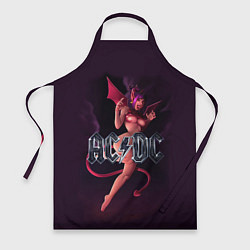 Фартук кулинарный AC/DC: Devil Girl, цвет: 3D-принт