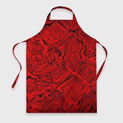 Фартук кулинарный Tie-Dye red, цвет: 3D-принт