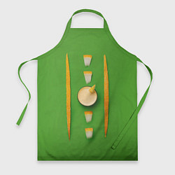 Фартук кулинарный Кусочки дыни, цвет: 3D-принт