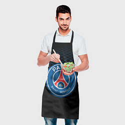 Фартук кулинарный FC PSG: Blue Lines, цвет: 3D-принт — фото 2