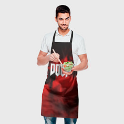 Фартук кулинарный DOOM: Red Fog, цвет: 3D-принт — фото 2