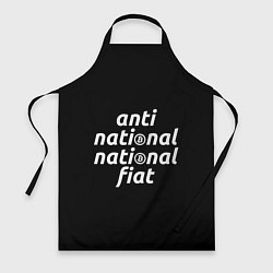 Фартук кулинарный Anti National National Fiat, цвет: 3D-принт