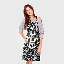 Фартук кулинарный FC Juventus: Floral Logo, цвет: 3D-принт — фото 2