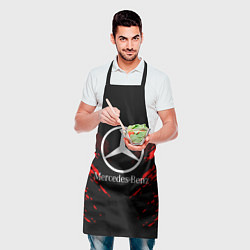Фартук кулинарный Mercedes-Benz: Red Anger, цвет: 3D-принт — фото 2