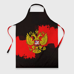 Фартук кулинарный Russia: Red Collection, цвет: 3D-принт