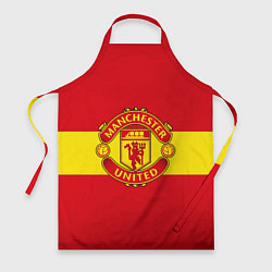 Фартук кулинарный FC Man United: Red Style, цвет: 3D-принт