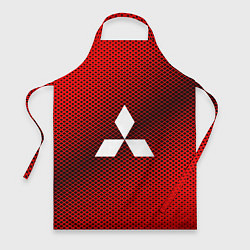 Фартук кулинарный Mitsubishi: Red Carbon, цвет: 3D-принт