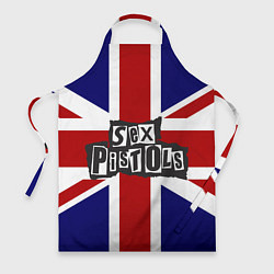 Фартук кулинарный Sex Pistols UK, цвет: 3D-принт