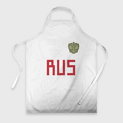 Фартук кулинарный Rus Team: Away WC 2018, цвет: 3D-принт