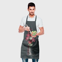 Фартук кулинарный Прости, цвет: 3D-принт — фото 2