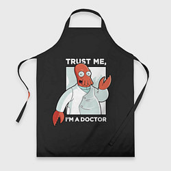 Фартук кулинарный Zoidberg: Trust Me, цвет: 3D-принт