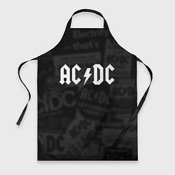 Фартук кулинарный AC/DC: Black Rock, цвет: 3D-принт