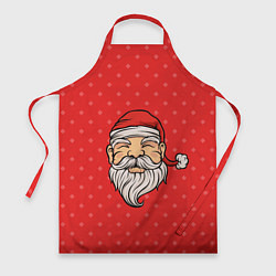 Фартук кулинарный Дед Мороз, цвет: 3D-принт