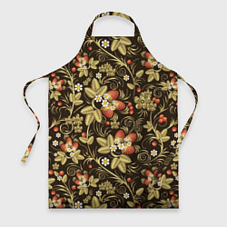 Фартук Хохлома роспись клубника