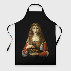 Фартук кулинарный Девушка с вишнями, цвет: 3D-принт