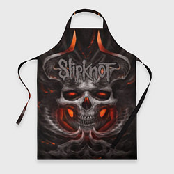 Фартук кулинарный Slipknot: Hell Skull, цвет: 3D-принт