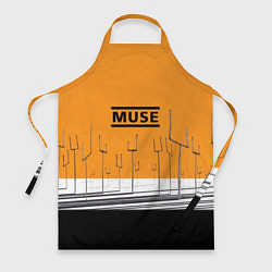 Фартук кулинарный Muse: Orange Mood, цвет: 3D-принт
