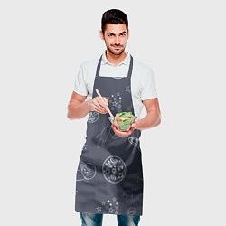 Фартук кулинарный Космо киски, цвет: 3D-принт — фото 2