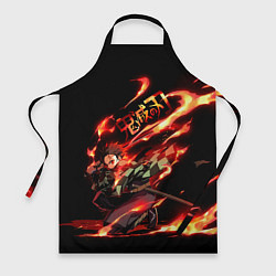 Фартук кулинарный Demon Slayer, цвет: 3D-принт