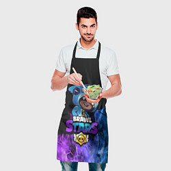 Фартук кулинарный Brawl Stars LEON SHARK, цвет: 3D-принт — фото 2