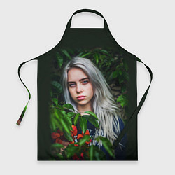 Фартук кулинарный BILLIE EILISH, цвет: 3D-принт