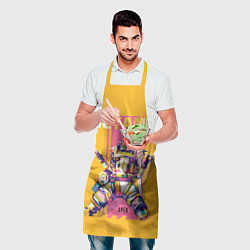 Фартук кулинарный Apex Legends Octane, цвет: 3D-принт — фото 2