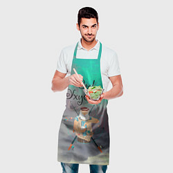 Фартук кулинарный Рыбак, цвет: 3D-принт — фото 2