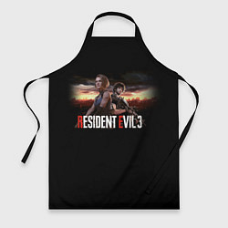Фартук кулинарный Resident Evil 3, цвет: 3D-принт