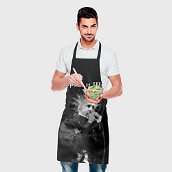 Фартук кулинарный Король и Шут Анархия спина, цвет: 3D-принт — фото 2