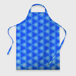 Фартук кулинарный Синие соты, цвет: 3D-принт