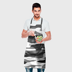 Фартук кулинарный Камуфляж Sabaton без лого, цвет: 3D-принт — фото 2