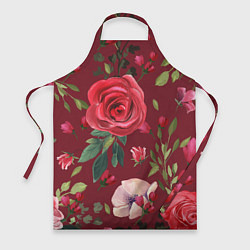 Фартук кулинарный Rose, цвет: 3D-принт