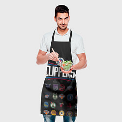 Фартук кулинарный Los Angeles Clippers 2, цвет: 3D-принт — фото 2