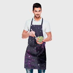 Фартук кулинарный Космос, цвет: 3D-принт — фото 2