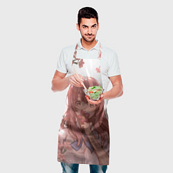 Фартук кулинарный Koe no Katachi, цвет: 3D-принт — фото 2