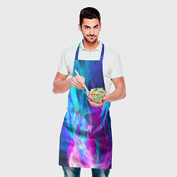 Фартук кулинарный НЕОНОВЫЕ КРАСКИ, цвет: 3D-принт — фото 2